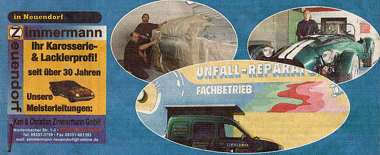 Zimmermann Unfallinstandsetzung - Historie Zimmermann Unfallinstandsetzung - Historie